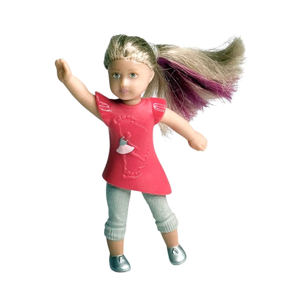 American Girl Isabelle Mini Pocket Doll 3.5" McDonalds Collab 2014 HappyMeal Toy